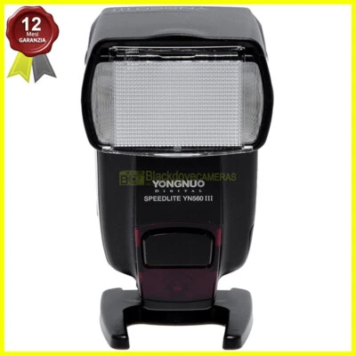 Flash universale Yongnuo YN-560 III wireless N° guida 44 (ISO 100, 35mm). - Imagen 1 de 4