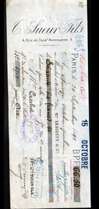 PARIS (IX°) LEDER & LACK "GR. SCHWEISSSOHN" Trakt 1891 - Bild 1 von 3