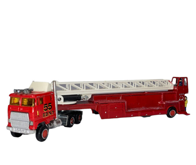 Majorette 207 FDSF Ladder Fire Engine Pompier France 1/100 MajoretteBox1