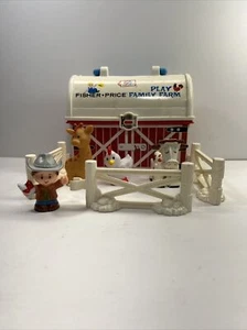 2008 Fisher Price Little People Play Family Farm Barn w/Animals, Fence - Picture 1 of 15