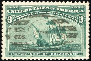 US Stamps # 232 Columbian Used Superb Gem - Picture 1 of 1