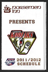 2011-12 Camrose Kodiaks AJHL Hockey Schedule !!! Norsemen Inn - Photo 1 sur 1