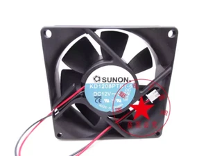 1PC SUNON KD1208PTB1-6 DC12V 2.6W 8CM 8025 2-wire cooling fan - Picture 1 of 3
