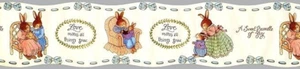 bunny wall border concord partial roll peel & stick 8.3 feet - Picture 1 of 3