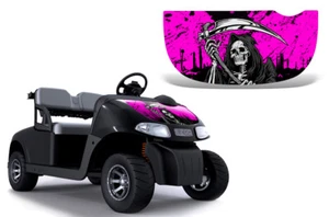 Carro de golf EZ Go Freedom RXV con capucha kit de gráficos calcomanía de pegatinas 2015-22 COSECHA ROSA - Imagen 1 de 2