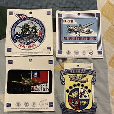 WWII Commemorative Embroidered Military Patches Doolittle Raiders, B-29, Curtiss
