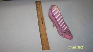 Zapato de vestir rosa para anillo soporte de joyería organizador tacón alto - Imagen 1 de 5