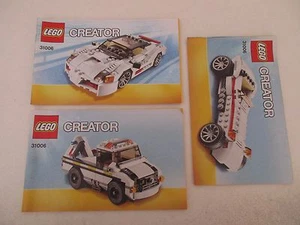 LEGO CREATOR - 31006 LE BOLIDE HIGHWAY SPEEDSTER Instructions Manual - Picture 1 of 2