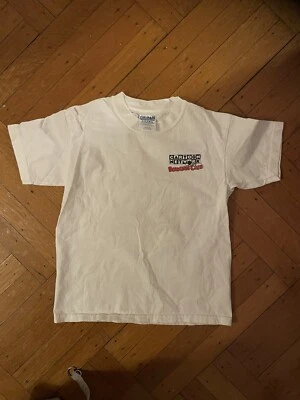 Y2K Youth Scooby Doo White Tee Shirt 2000 Cartoon Network Bowling Club Size M - Image 1 of 4