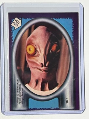 1979 Topps Star Trek The Motion Picture Trading Card Sticker #18 Lizard Diplomat - Image 1 of 2