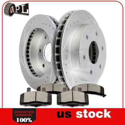 Rotores de freno delanteros + Kit de pastillas de cerámica para Chevrolet K1500 1993,1995,1997 1999 Foto 1 de 4