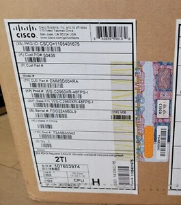 NOB WS-C2960XR-48FPS-I Catalyst 2960XR 48 GigE PoE 4x1G SFP+ Switches - Bild 1 von 3