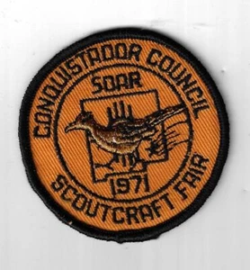 1971 Soar Scoutcraft Fair Conquistador Council BLACK Border [MX-5409] - Bild 1 von 1