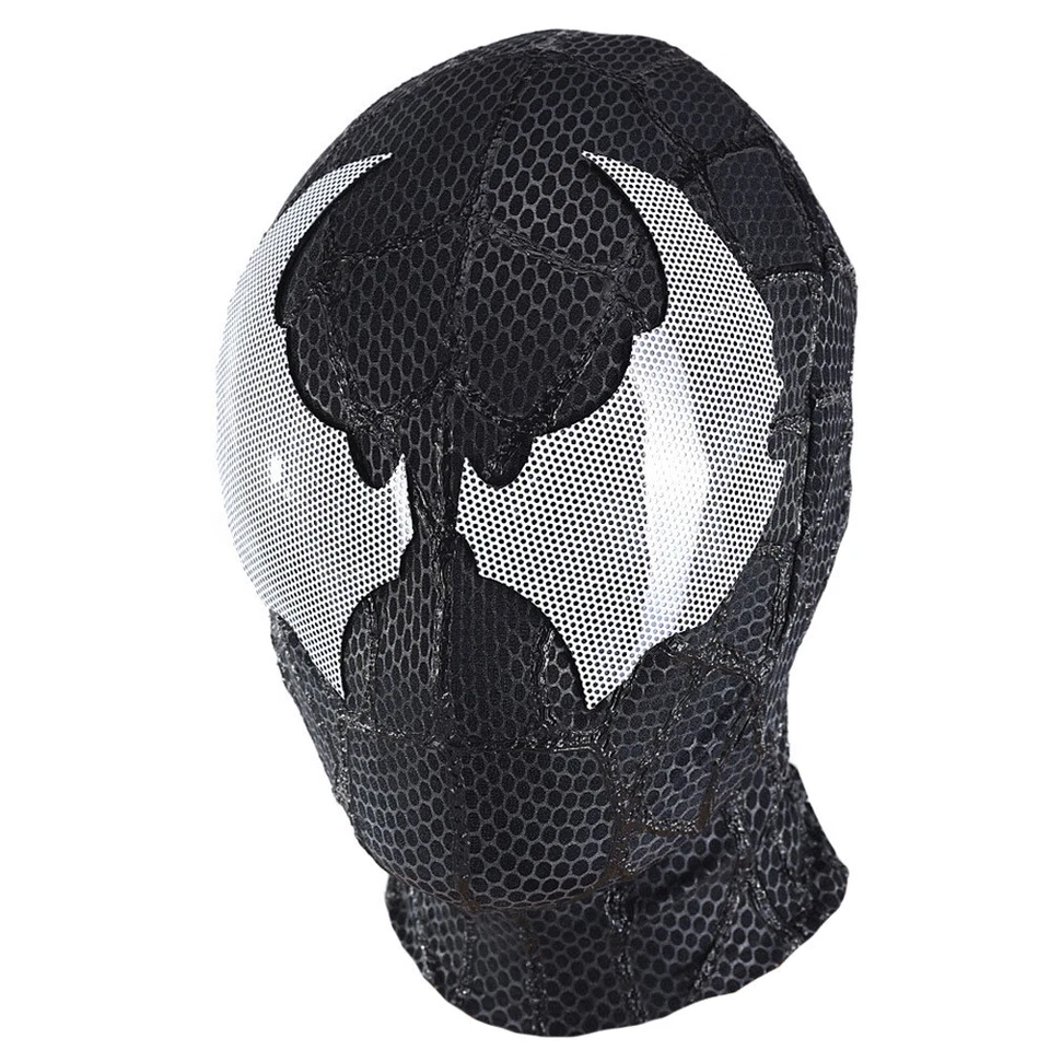 Black Venom Spider-Man Mask Halloween Cosplay Costume Props Adult Kids Gifts - Image 1 of 4