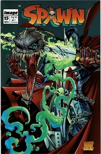 SPAWN #15 MYTHS Part 2, Image Comics 1993 First Printing Pristine VG+ boarded - Picture 1 of 12