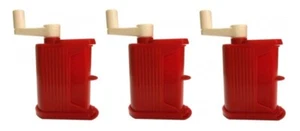 3 X Rigamonti Parmesanmühle, Parmesanreibe, Käsereibe aus Kunststoff Farbe Rot - Bild 1 von 11