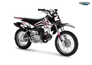 Kit Gráficos para Honda CRF70 Todos los Años CRF 70 CRF-70 Serie Vizion - Rosa - Imagen 1 de 8