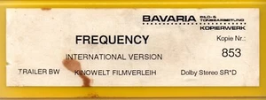 Kino # 35mm # Trailer # Frequency # Flat # Trailer # 2000 - Bild 1 von 5