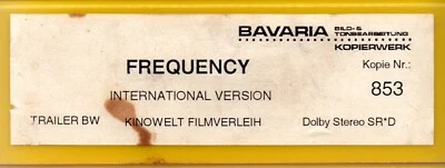 Kino # 35mm # Trailer # Frequency # Flat # Trailer # 2000 - Bild 1 von 4