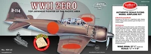 WWII Zero Laser Cut Model Kit Small - Bild 1 von 2