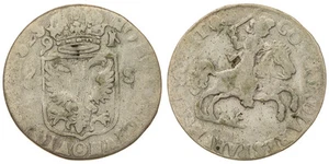Países Bajos / Nijmegen - 6 Stuivers "Rijderschelling" 1691 - Imagen 1 de 3