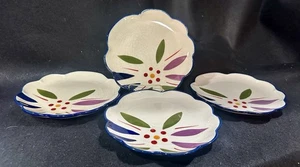 Menge 4 Temptations Konfetti Blumen 8" Salatteller NEUWERTIG - Bild 1 von 5