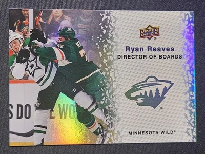 23-24 Upper Deck Ryan Reaves Director Of The Boards 🚨🚨🚨 Minnesota Wild  - Image 1 of 2
