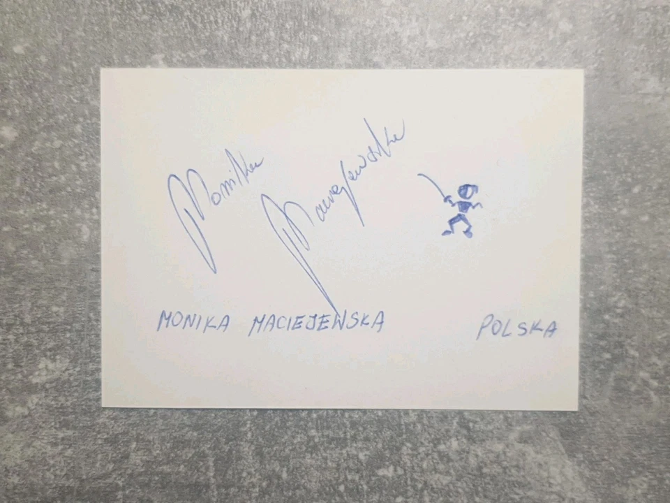 KK m.Orig.AG Monika Maciejewska POL Fechten 3.EM 97/98/00 - Einzel/Team Degen - Bild 1 von 1