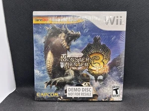 Monster Hunter 3 Tri [Demo Disc] (NEW SEALED) Nintendo Wii - Picture 1 of 4