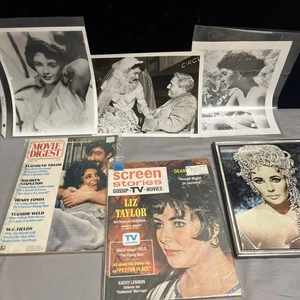 Elizabeth Taylor Zeitschriften Bilder Fotodruck gerahmt - Bild 1 von 11