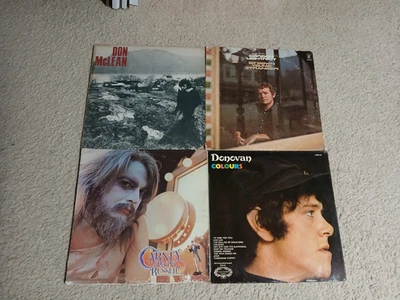 singer-songwriter vinyl lot/4 Donovan,Don McLean,Leon Russell,Gordon Lightfoot - Image 1 of 2