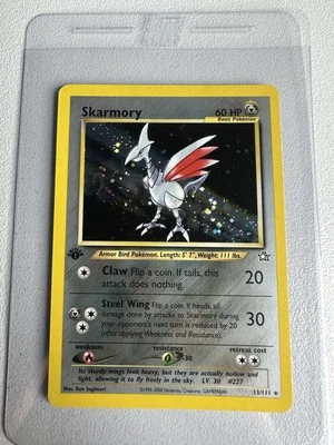 Skarmory Holo Rare 1st Edition 13/111 Neo Genesis WOTC Vintage Pokemon MINT - Image 1 of 4