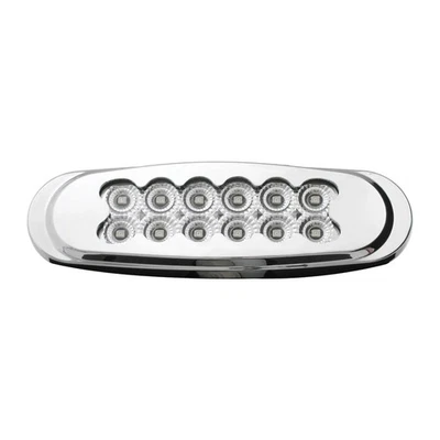 Luz marcadora LED Spyder ultra delgada roja/clara con bisel de matriz de plástico GG#76703 Foto 1 de 4