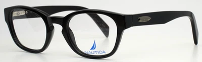 NAUTICA N8042 010 Negro Unisex Niños Ovalado Borde Completo Anteojos 47-21-140 B:38 Foto 1 de 4