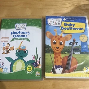 Baby Einstein neptunes ocean baby beethoven dvd kids fun learning bundle - Picture 1 of 6
