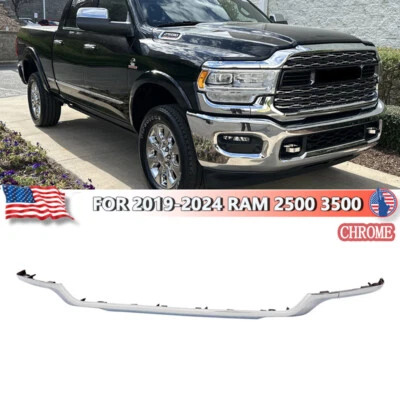 Front Upper Grille Molding Trim Fits For 2019 2020-2024 Ram 2500 3500 4500 New - Image 1 of 4