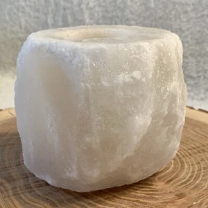 Salzkristall Kerzenhalter Teelicht Mockins Himalaya 2,5 Pfund - Bild 1 von 6