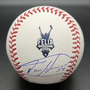 Felix Hernandez Mariners Hall of Fame Induction Autographed Baseball (JSA) - Picture 1 of 2