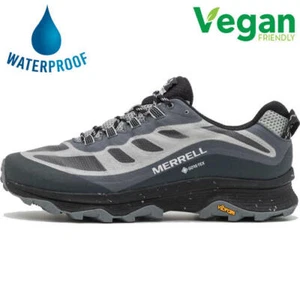 Merrell Moab Speed GTX Mens Grey Waterproof Vegan Walking Shoes Trainers 8-13