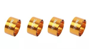 KCNC Hollow Design Road Mountain Bicycle Bike Headset Spacers 20mm 4pcs Gold - Picture 1 of 4