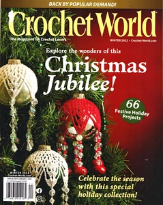 Crochet World Magazine Christmas Jubilee 66 Holiday Projects Winter 2022 - Picture 1 of 8