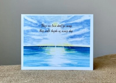 Pet Sympathy - Eco Friendly Greeting Card Handmade - Image 1 of 2