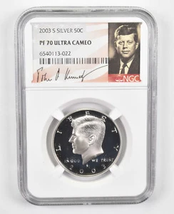 2003-S SILVER Kennedy Half Dollar PF70 UCam - NGC Special Label - Picture 1 of 5