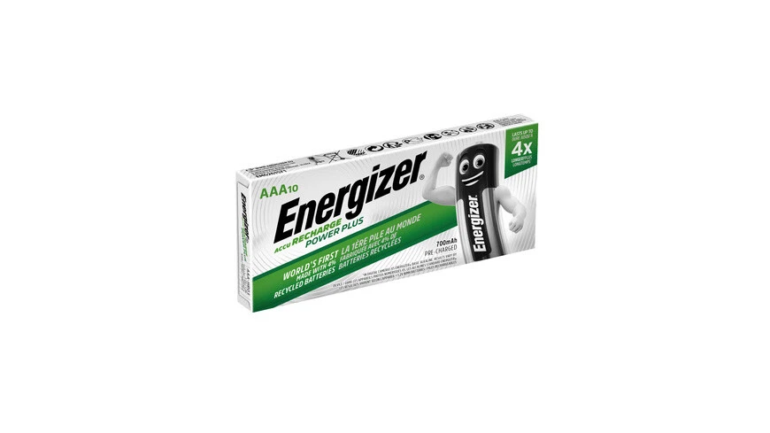 Energizer PowerPlus NiMH-Akku Micro, 700 mAh, 10er Pack - Bild 1 von 1
