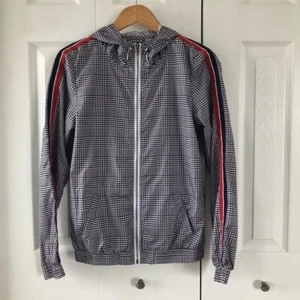 Empyre Clothing Damen Jacke Größe M kariert Reißverschluss leicht Kapuze - Bild 1 von 10
