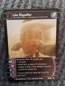 WOTC Star Wars TCG UNPLAYED A New Hope MINT # 138/180 LUKE SKYWALKER - Picture 1 of 1