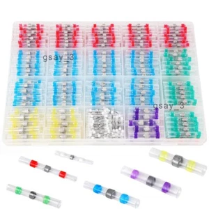 Waterproof Solder Stick Seal Sleeve Heat Shrink Butt Wire Connectors Terminals - Picture 1 of 23