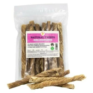 Jr Natural Twisted Bladder Dog Treats Gluten & Grain Free 100g