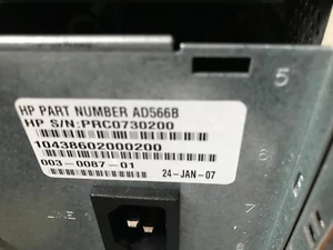 Módulo de jaula de tarjetas AD566B 409878-001 003-0087 HP EML 4U - Imagen 1 de 1
