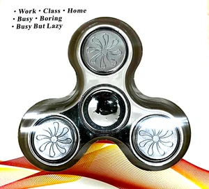 Fidget Spinner Finger Hand Spin Cuscinetto Focus Stress Toys Collezione - Foto 1 di 2
